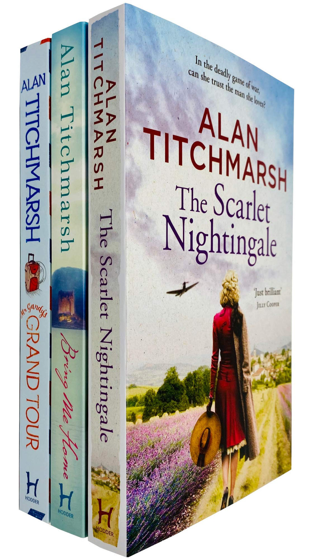 Alan Titchmarsh 3 Books Collection Set (The Scarlet Nightingale, Bring Me Home & Mr Gandy's Grand Tour) - Fiction - Paperback - Bangzo Books Wholesale